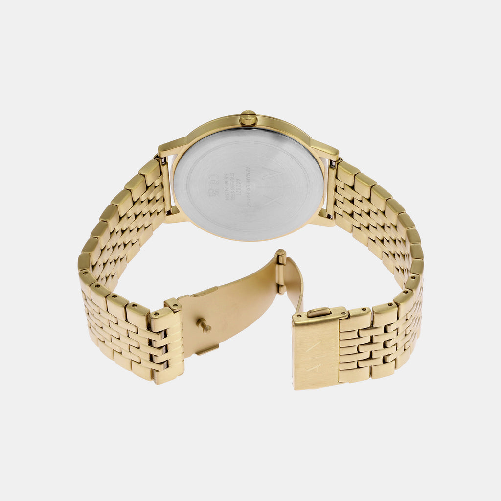 Armani Exchange Stainless Steel Gold watch