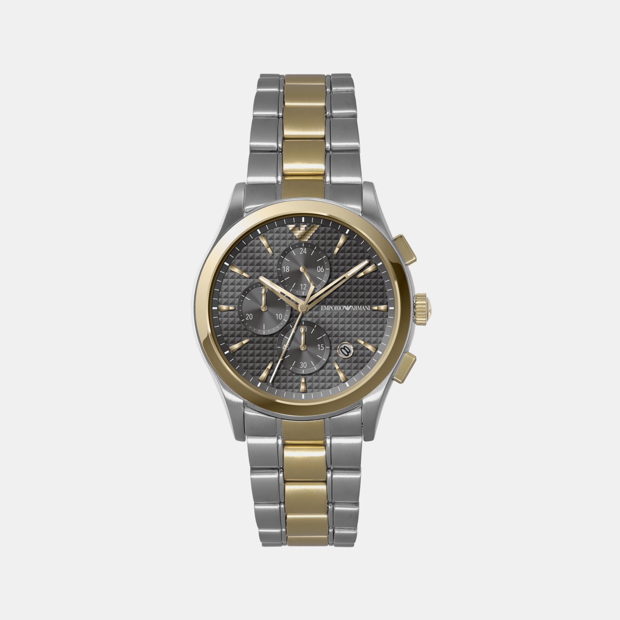 Emporio Armani Round Grey Chronograph watch