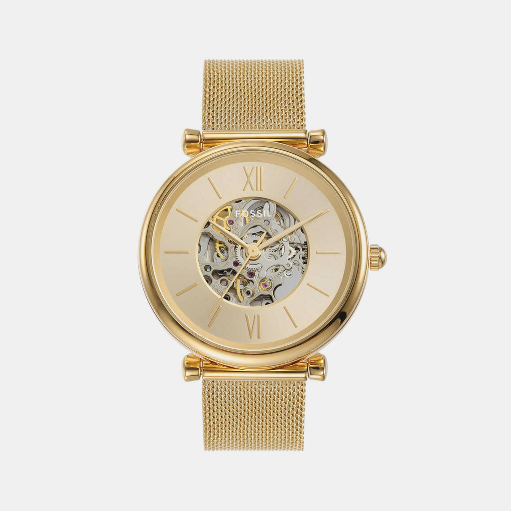 Fossil Round Gold Analog watch