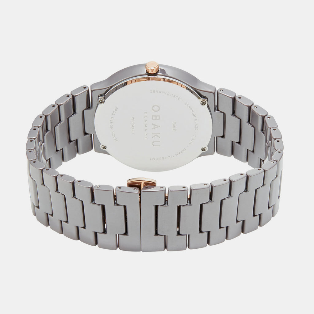 Obaku Men Round Grey watch