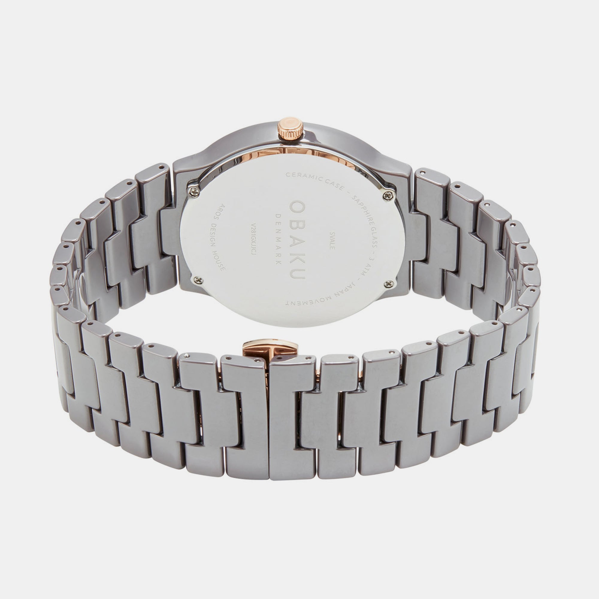 Obaku Men Round Grey watch