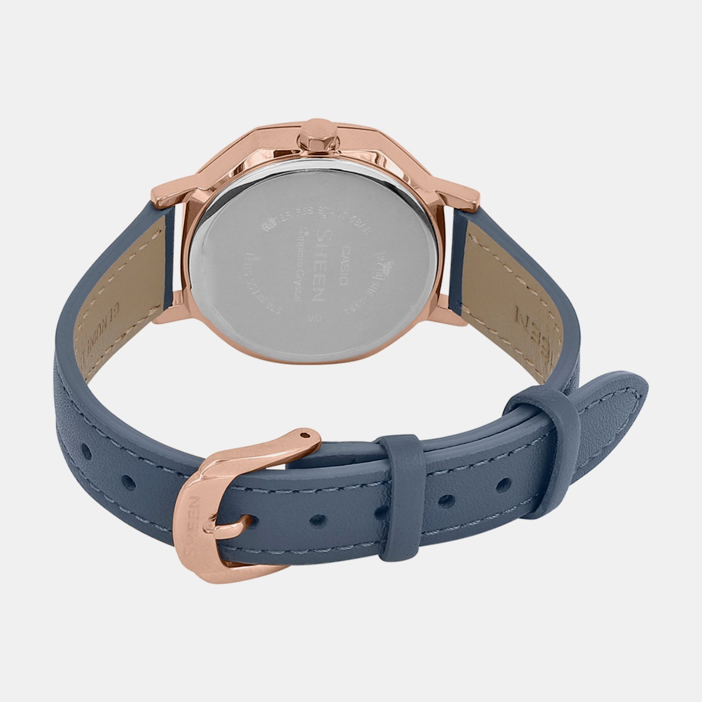 Women's Grey Analog Leather Watch SH291