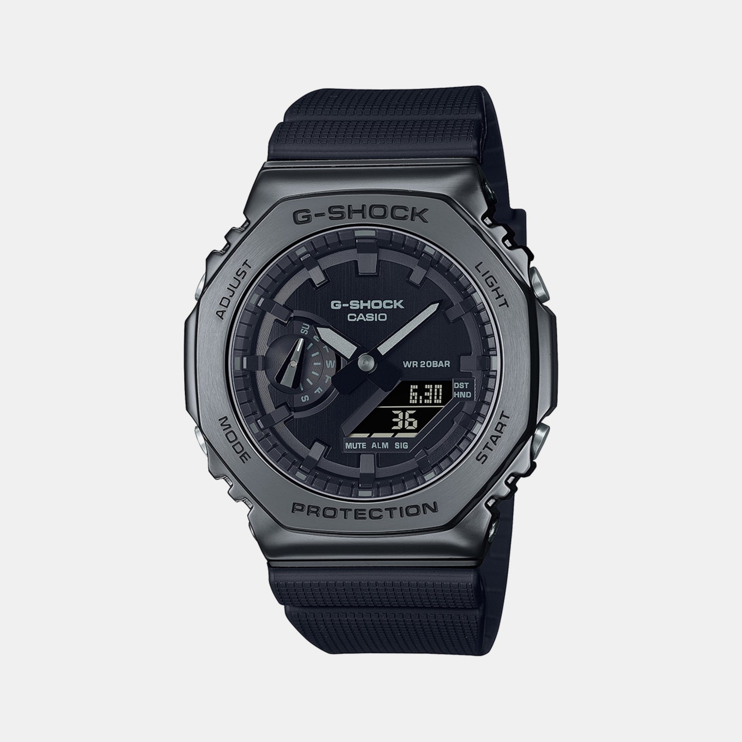 Male Grey Analog-Digital Resin Watch G1371