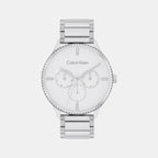 Calvin Klein Round White Multi-Function watch