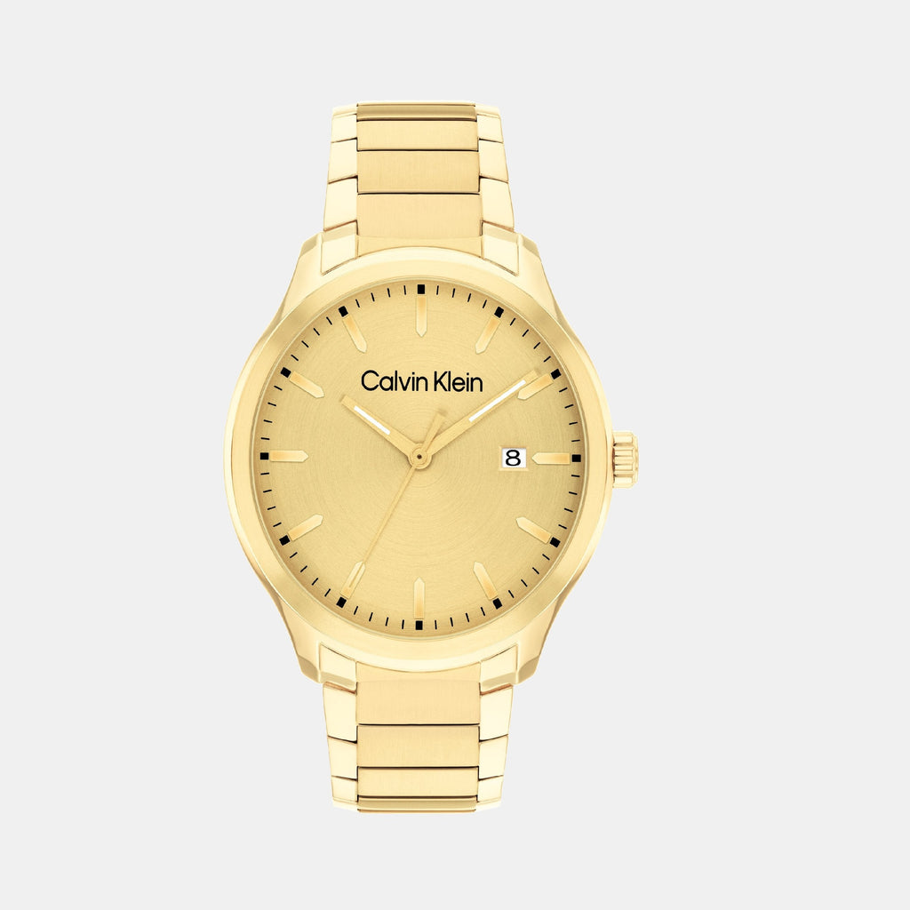 Calvin Klein Round Gold Analog watch