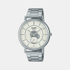 Casio Round Silver Analog watch