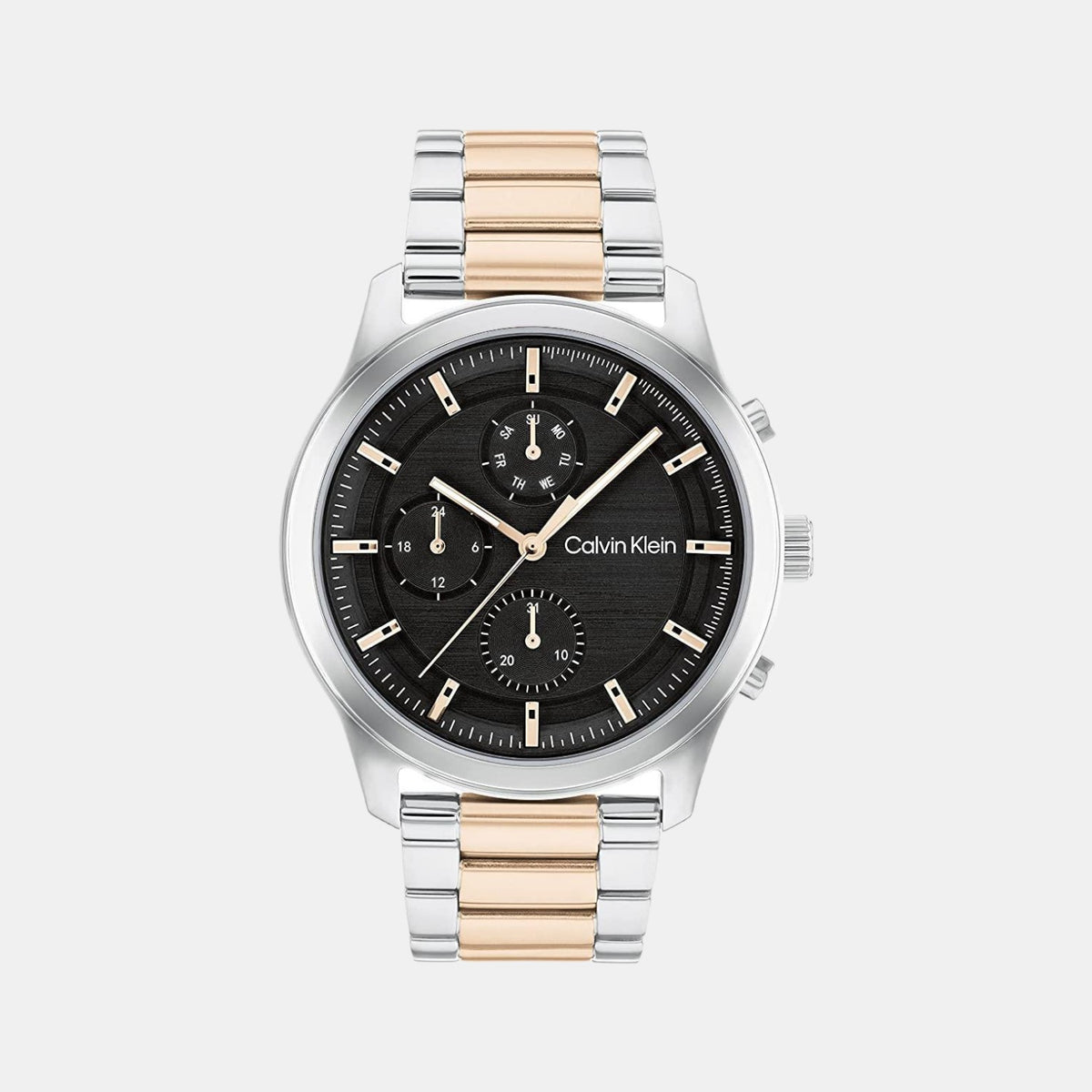 Calvin Klein Round Black Chronograph watch