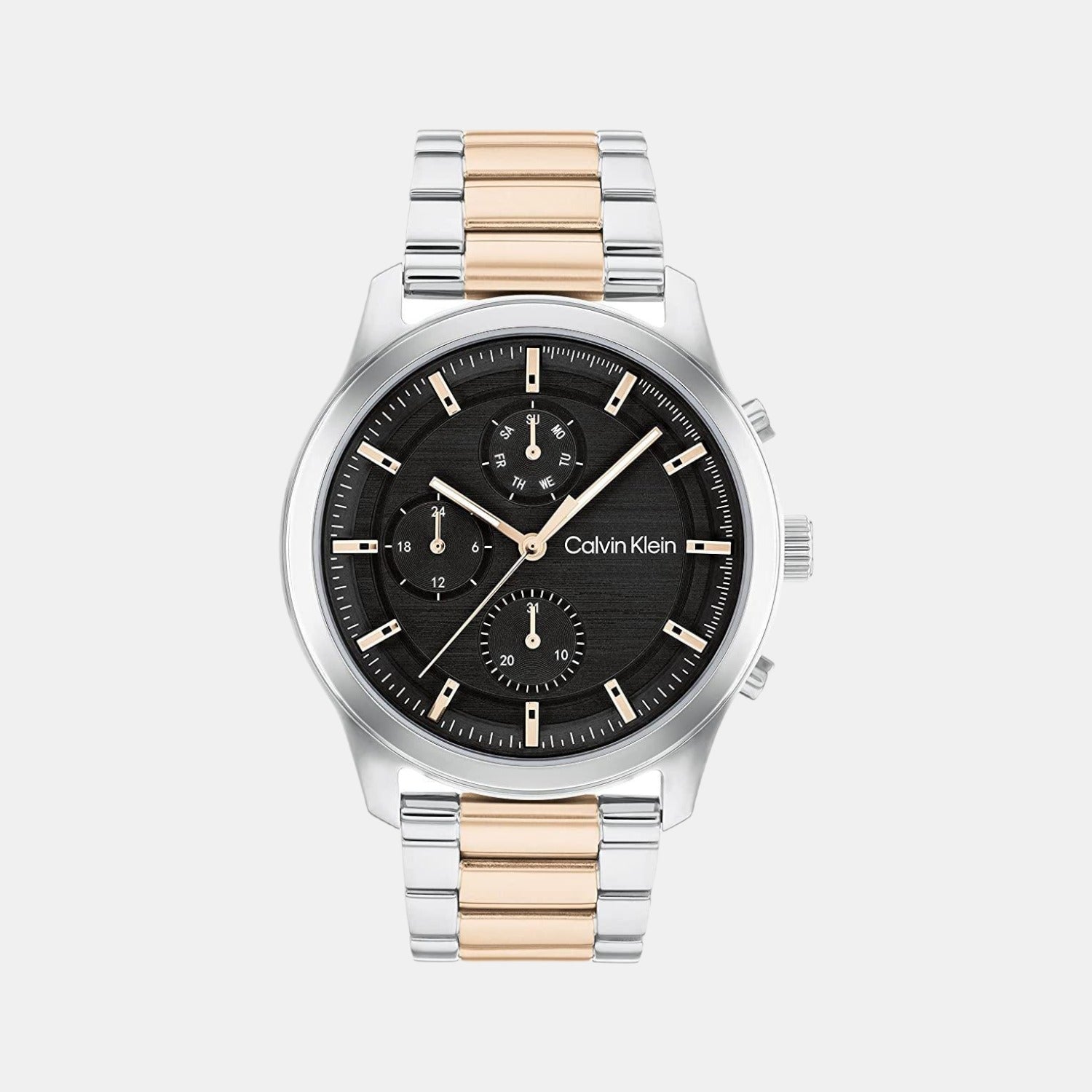Calvin Klein Round Black Chronograph watch