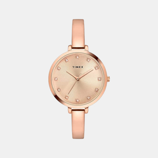 Female Analog Brass Watch TWEL12821