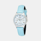Casio Round Blue Chronograph watch