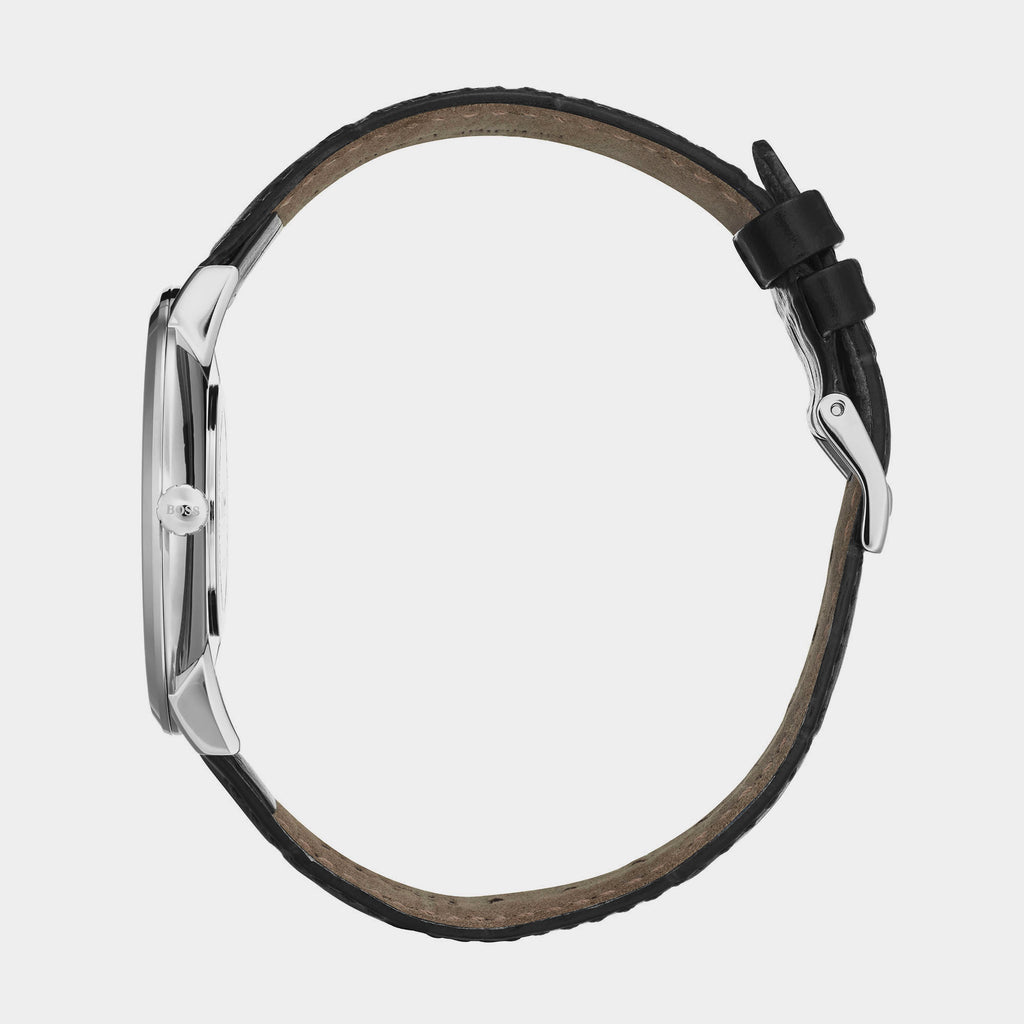 Boss Men Round Black watch