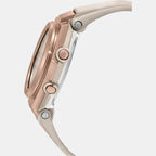 Casio Women Round Rose Gold watch