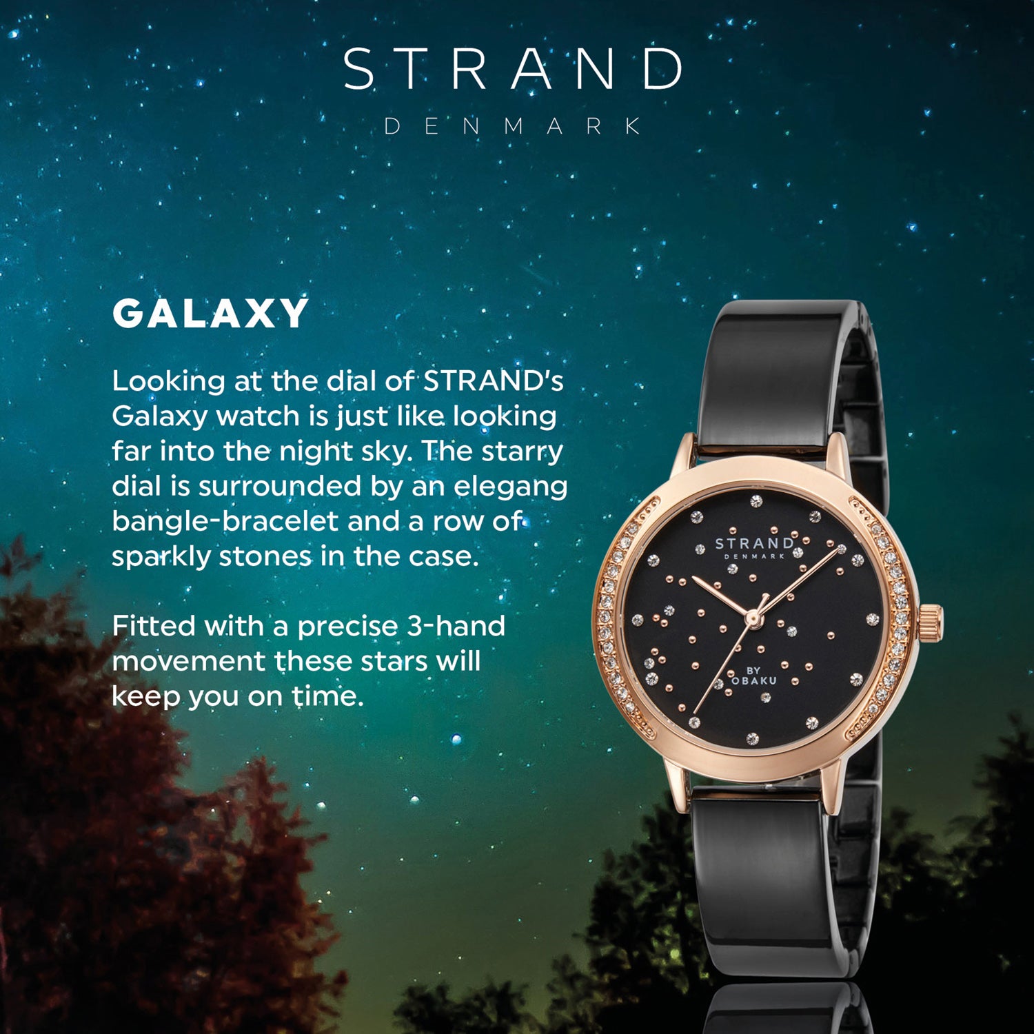 Strand Round Quartz Analog Women watch