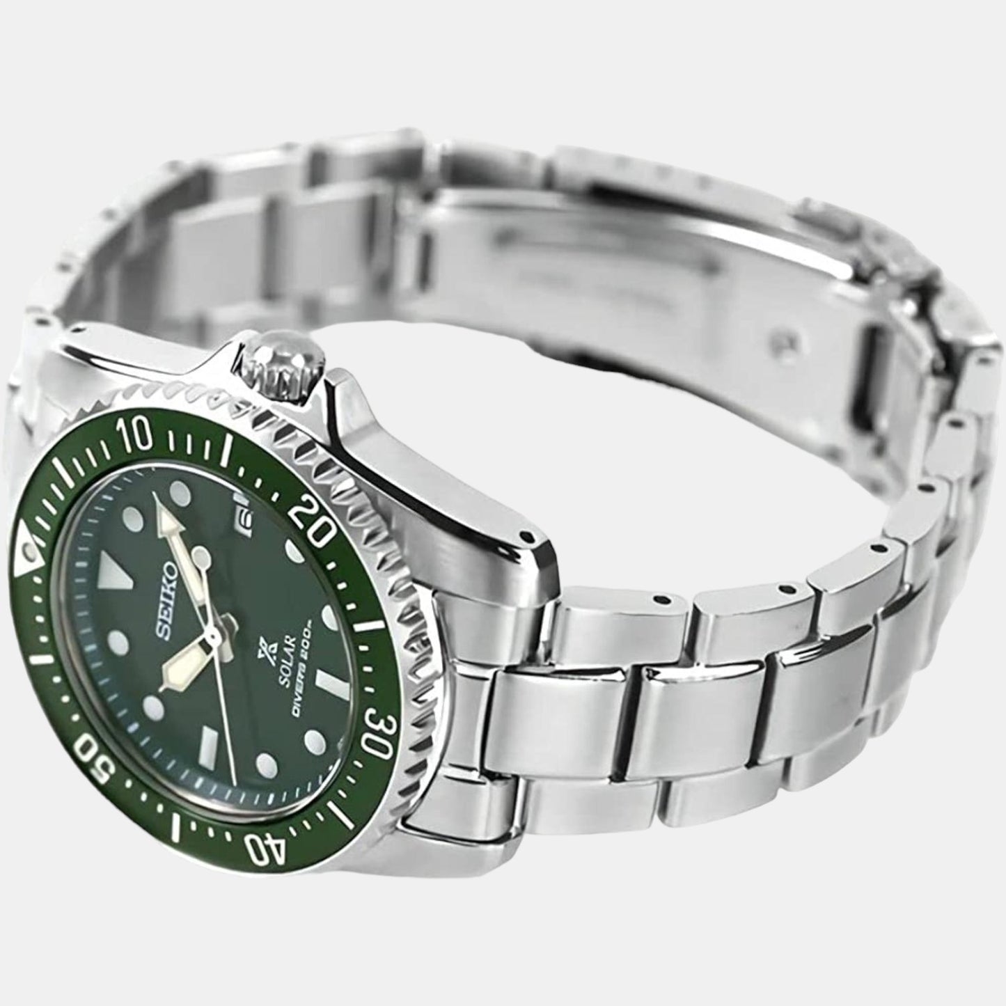 Men's Green Analog Stainless Steel Watch SNE583P1