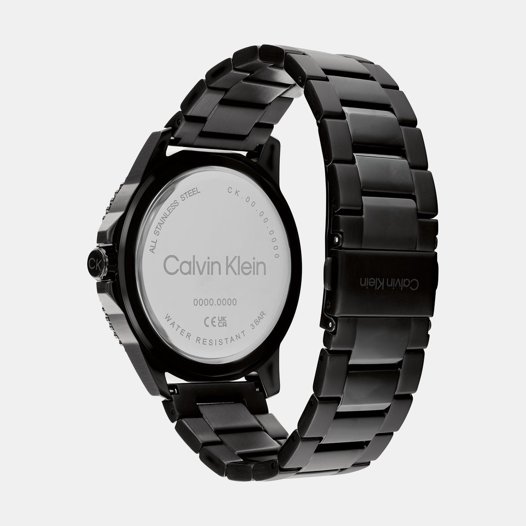 Calvin Klein Men Round Black watch