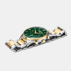 R-Line Men Quartz Green Dial Analog Stainless Steel Watch 718982 48 75 70