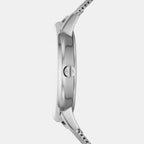 Armani Exchange Women Round Silver watch
