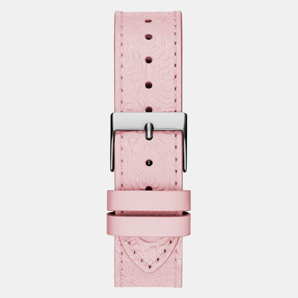 Dahila Women Quartz Pink Dial Analog Leather Watch GW0529L1