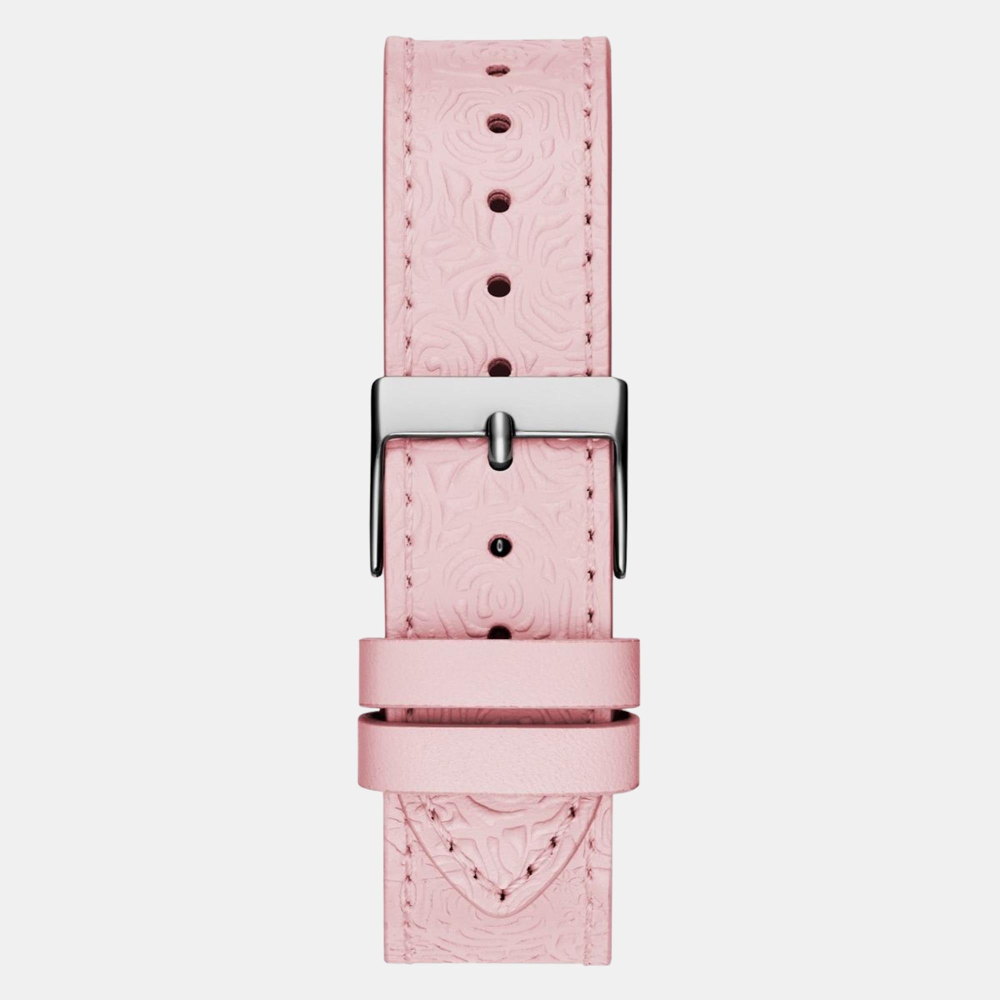 Dahila Women Quartz Pink Dial Analog Leather Watch GW0529L1