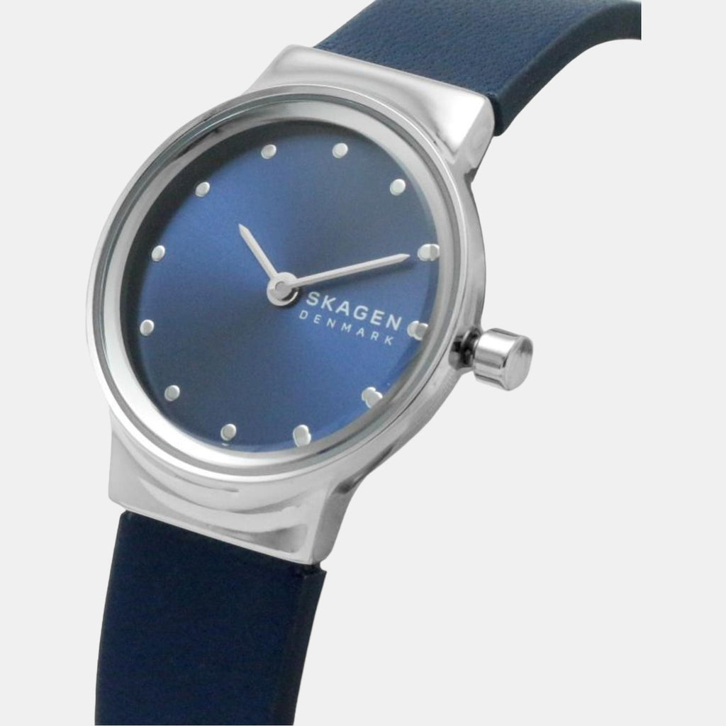 Skagen Leather Blue watch
