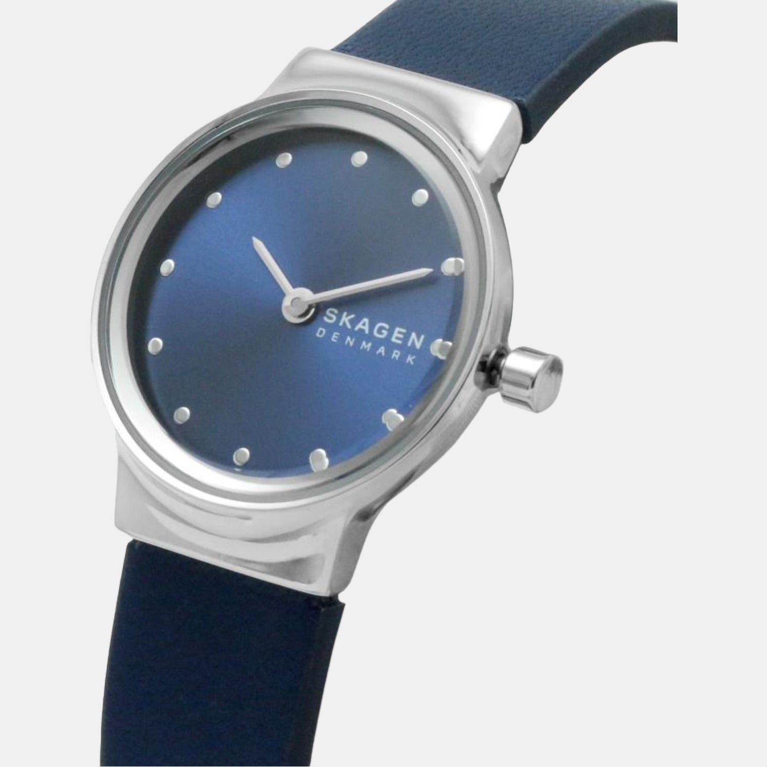Skagen Leather Blue watch