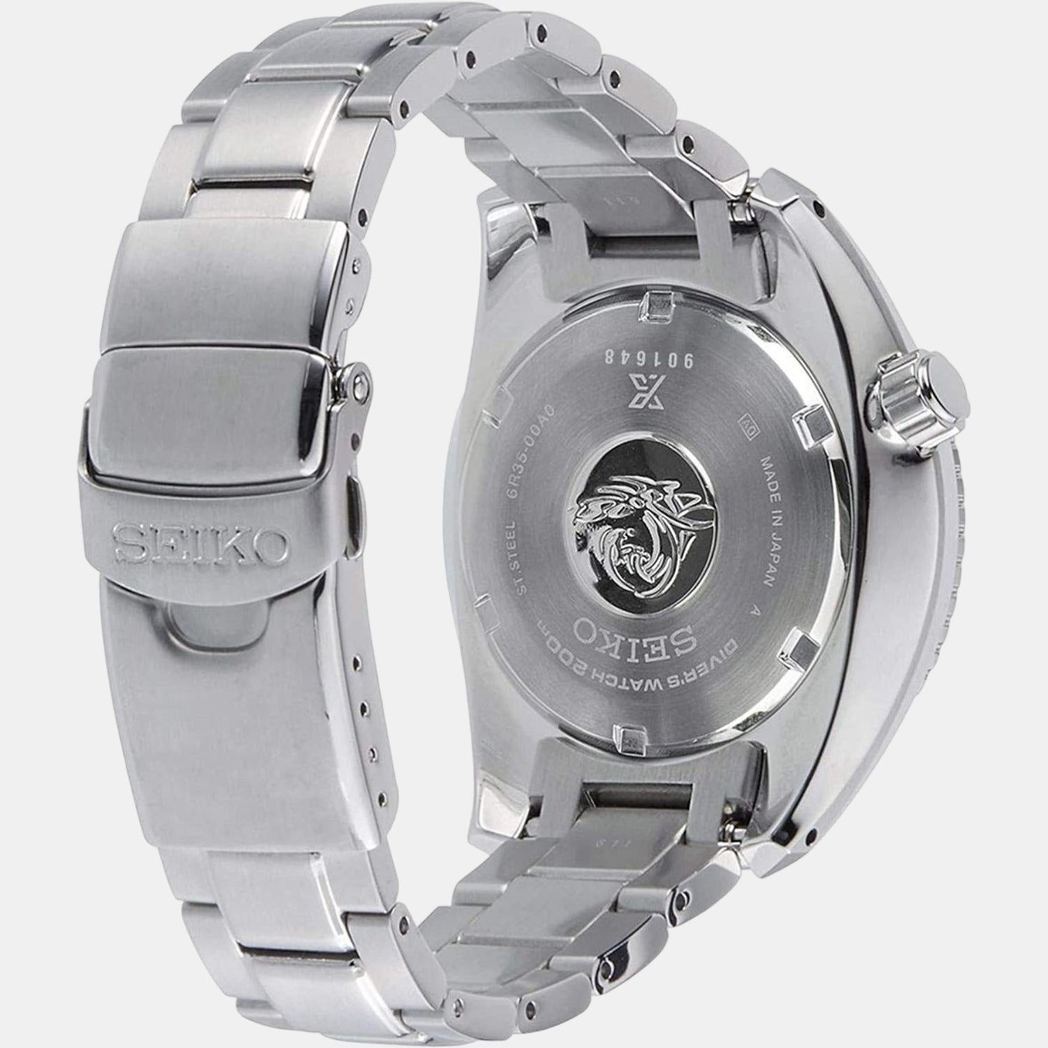 Seiko Men Round Green watch