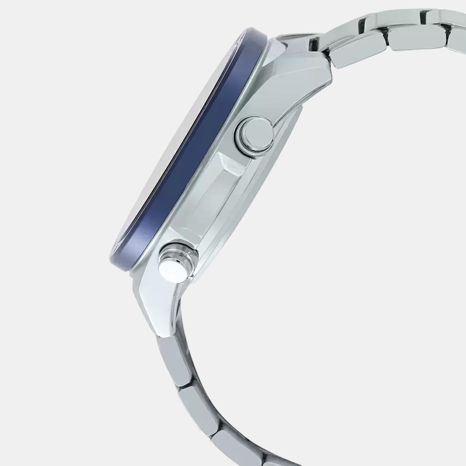 Casio Men Round Black watch