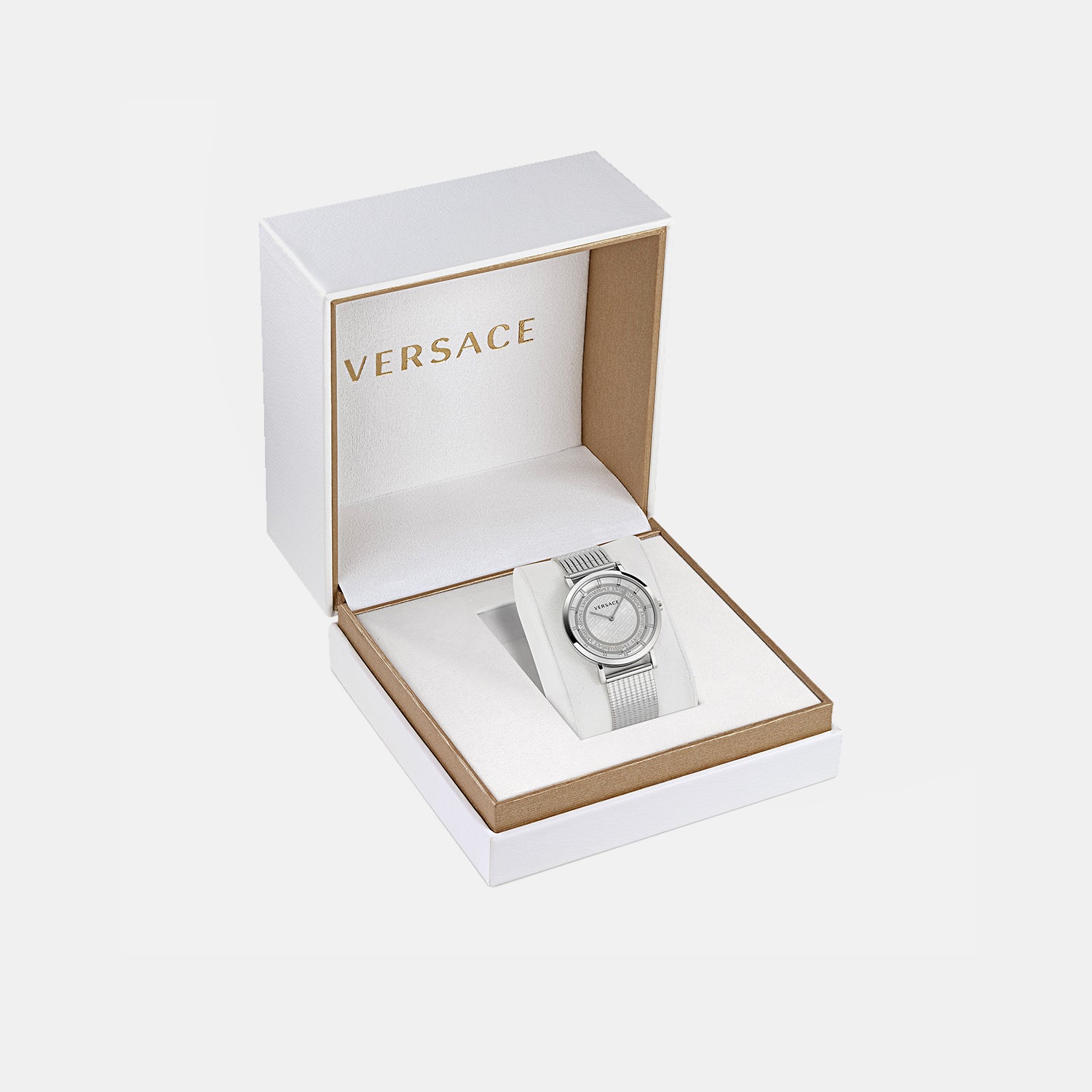 Versace Stainless Steel Round watch