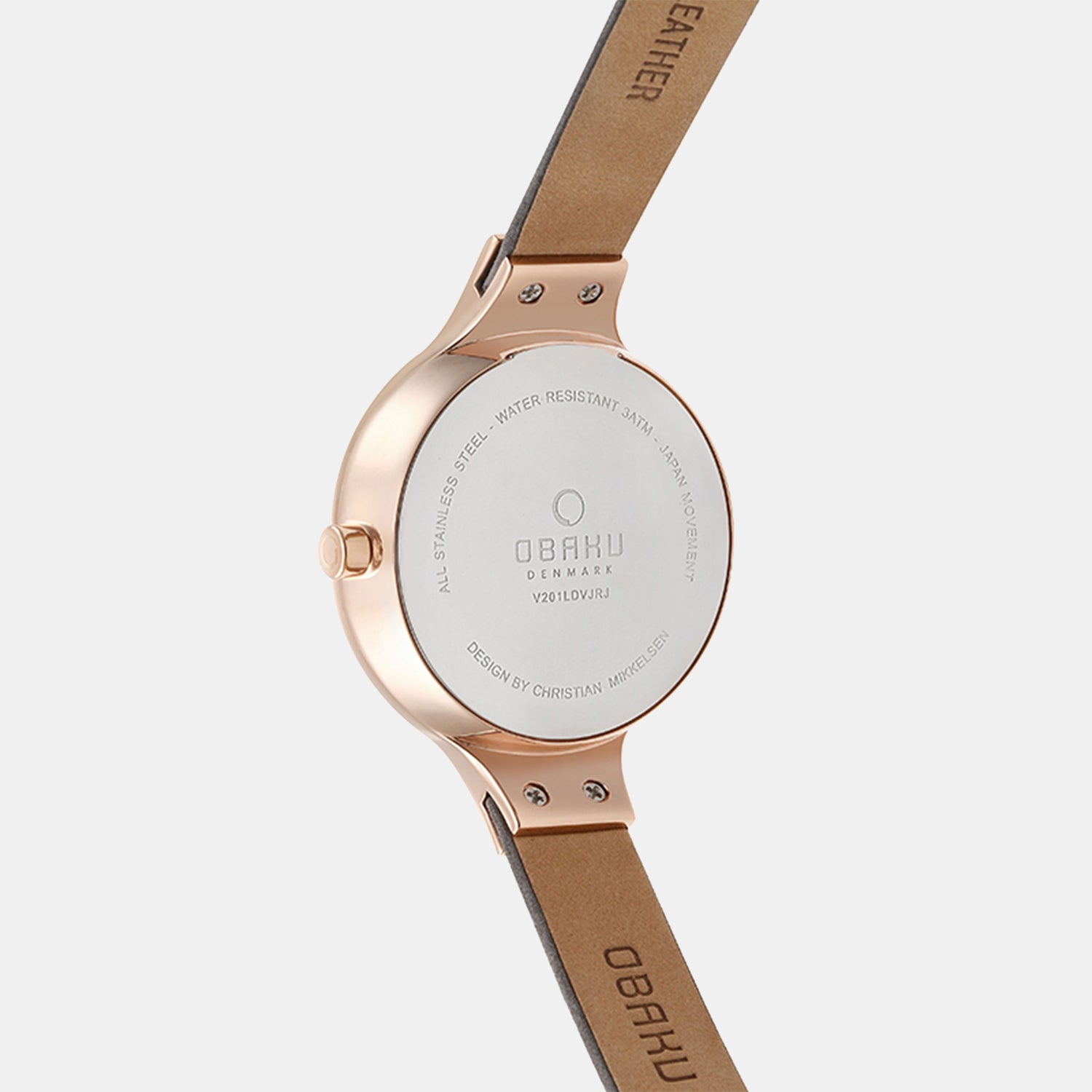 Obaku Women Round Grey watch