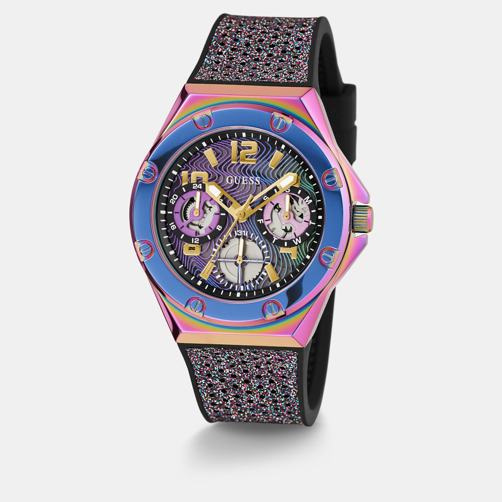 Guess Silicone Two Tone watch
