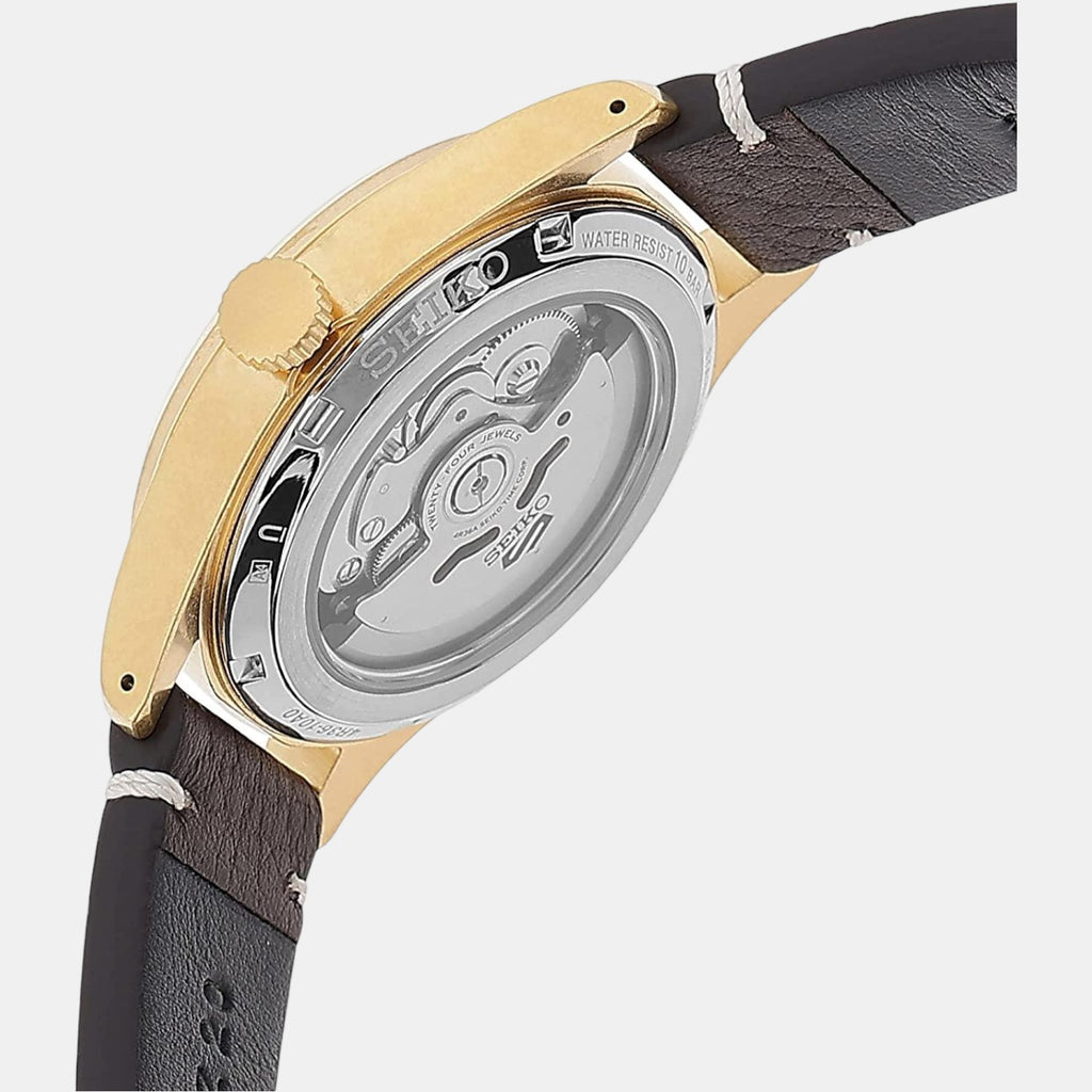 Seiko Men Round Silver watch