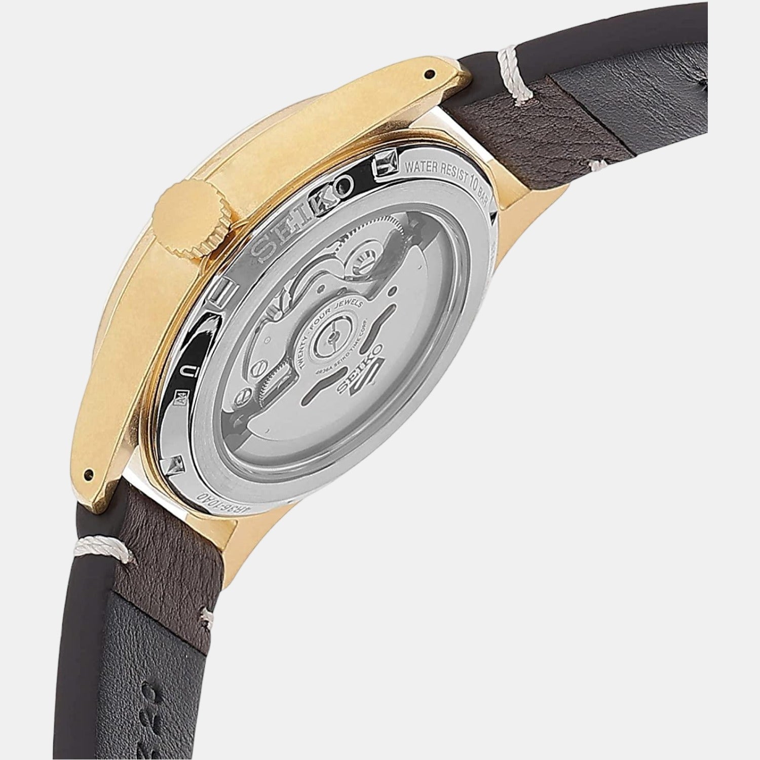 Seiko Men Round Silver watch