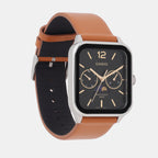 Casio Men Rectangular Black watch