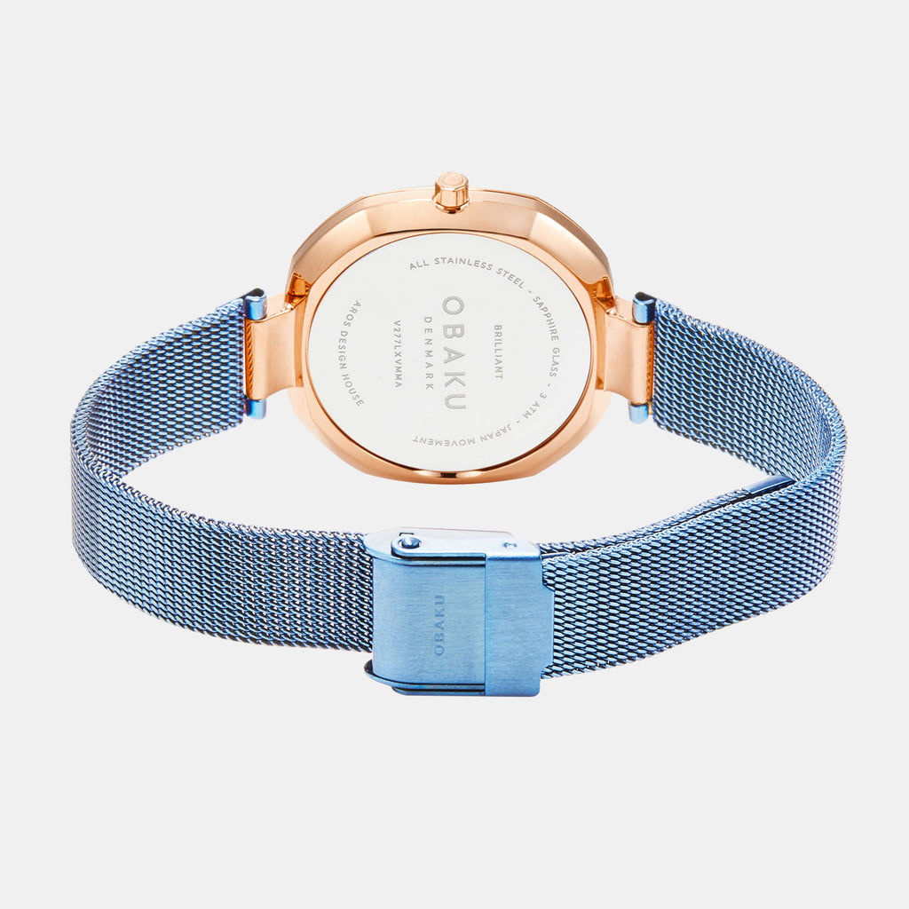Obaku Stainless Steel Blue watch