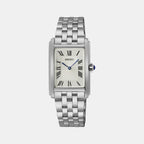 Seiko Rectangular White Analog watch