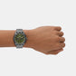 Male Green Chronograph Stainless Steel Watch DZ4624