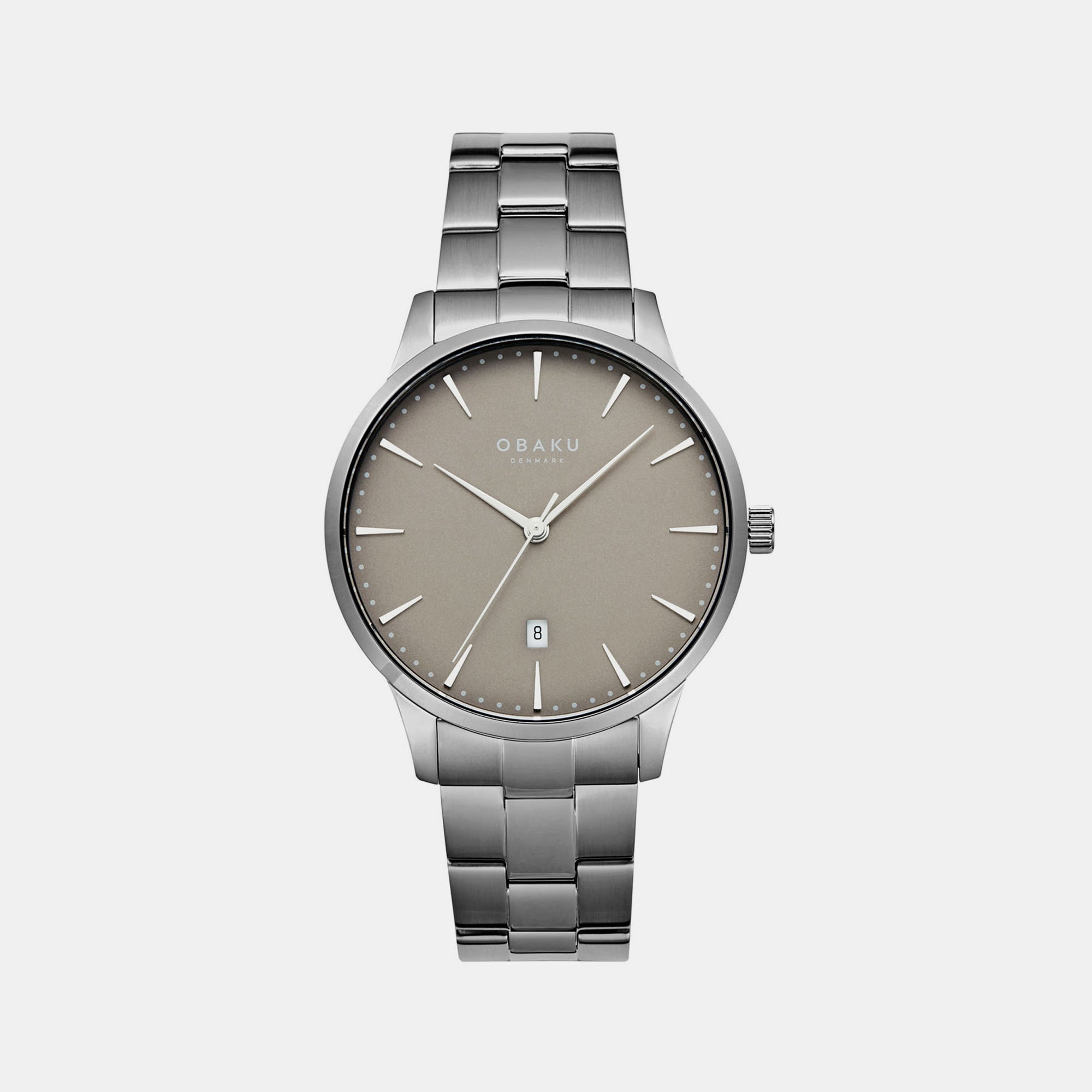 Obaku Round Grey Analog watch