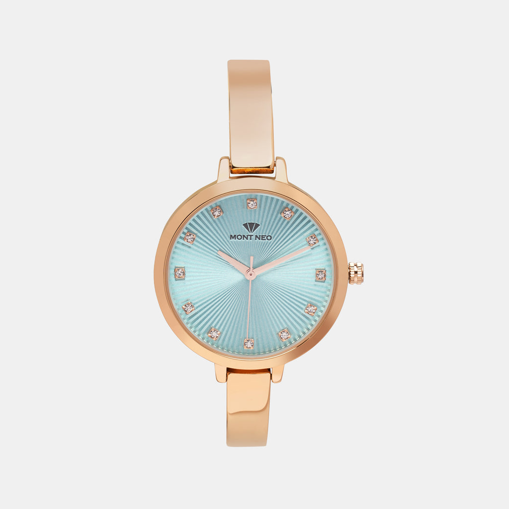 Mont Neo Round Blue Analog watch