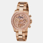 mirage Women Quartz Rose Gold Dial Chronograph Stainless Steel Watch GW0557L2