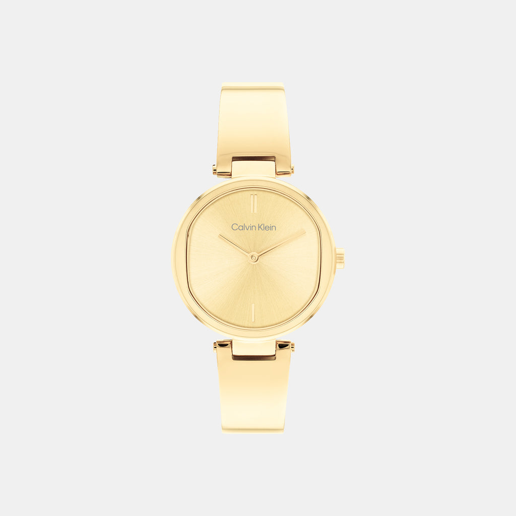 Calvin Klein Round Gold Analog watch