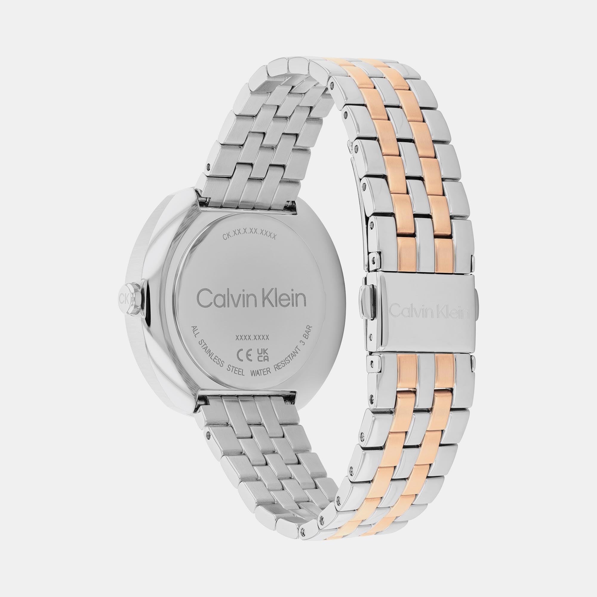 Calvin Klein Women Round Silver watch