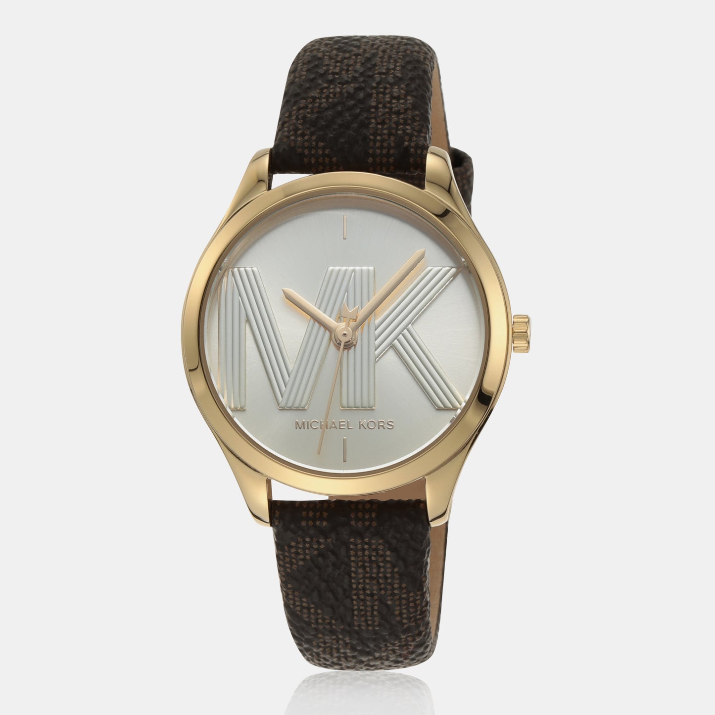 Female Gold Analog Stainless Steel Watch MK2862
