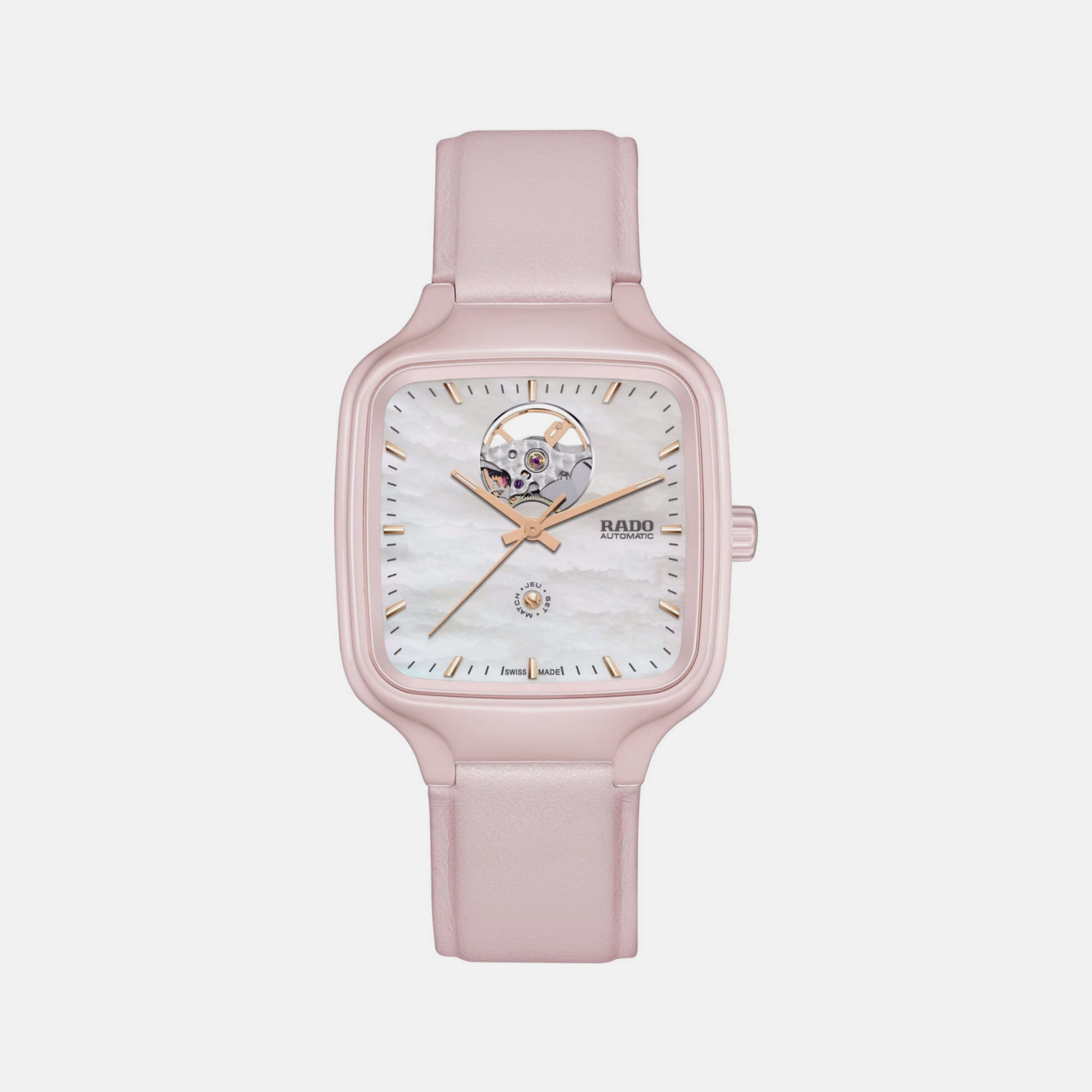 Rado Square Pink Analog watch