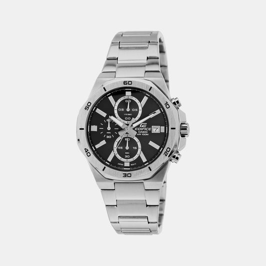 Edifice Black Male Chronograph Stainless Steel Watch ED583