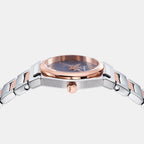 Ferragamo Women Round Blue watch