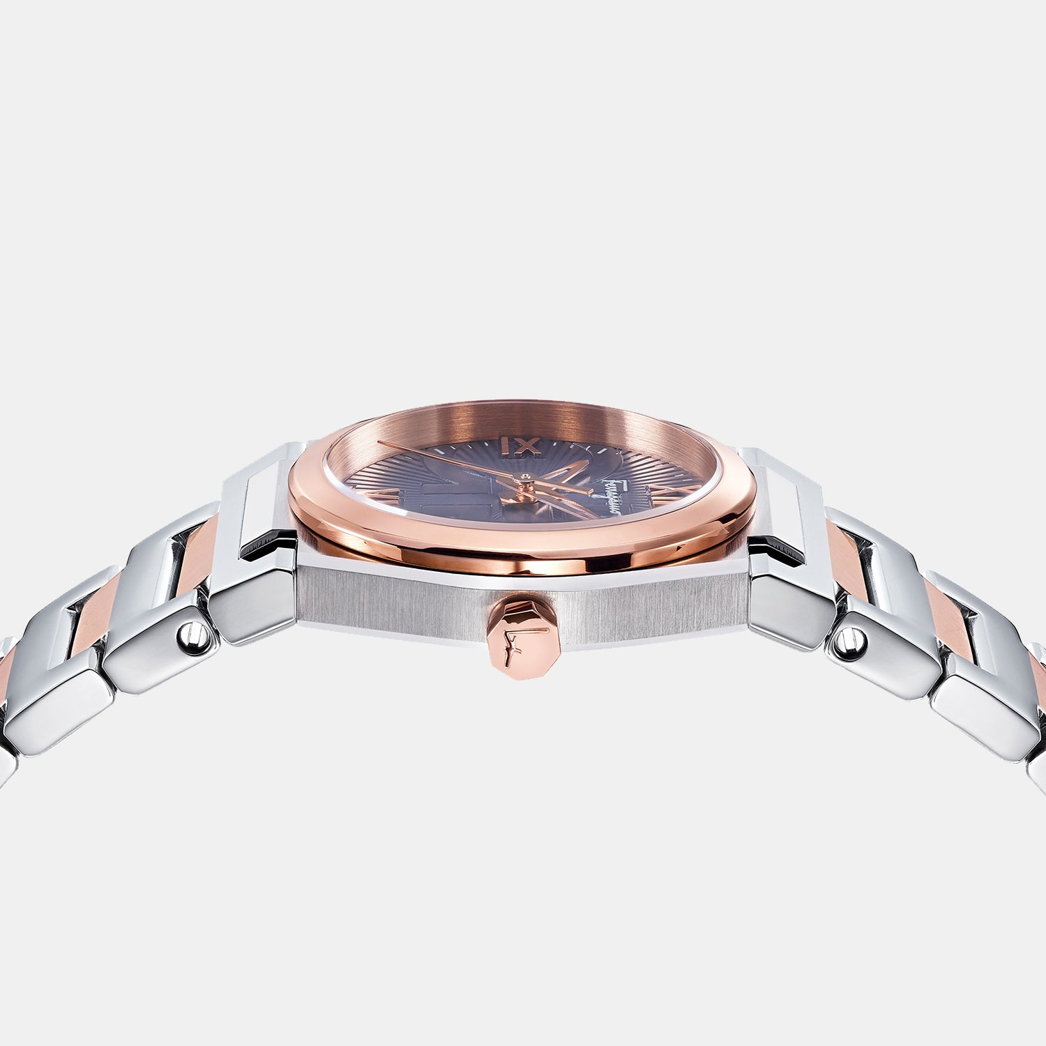 Ferragamo Women Round Blue watch