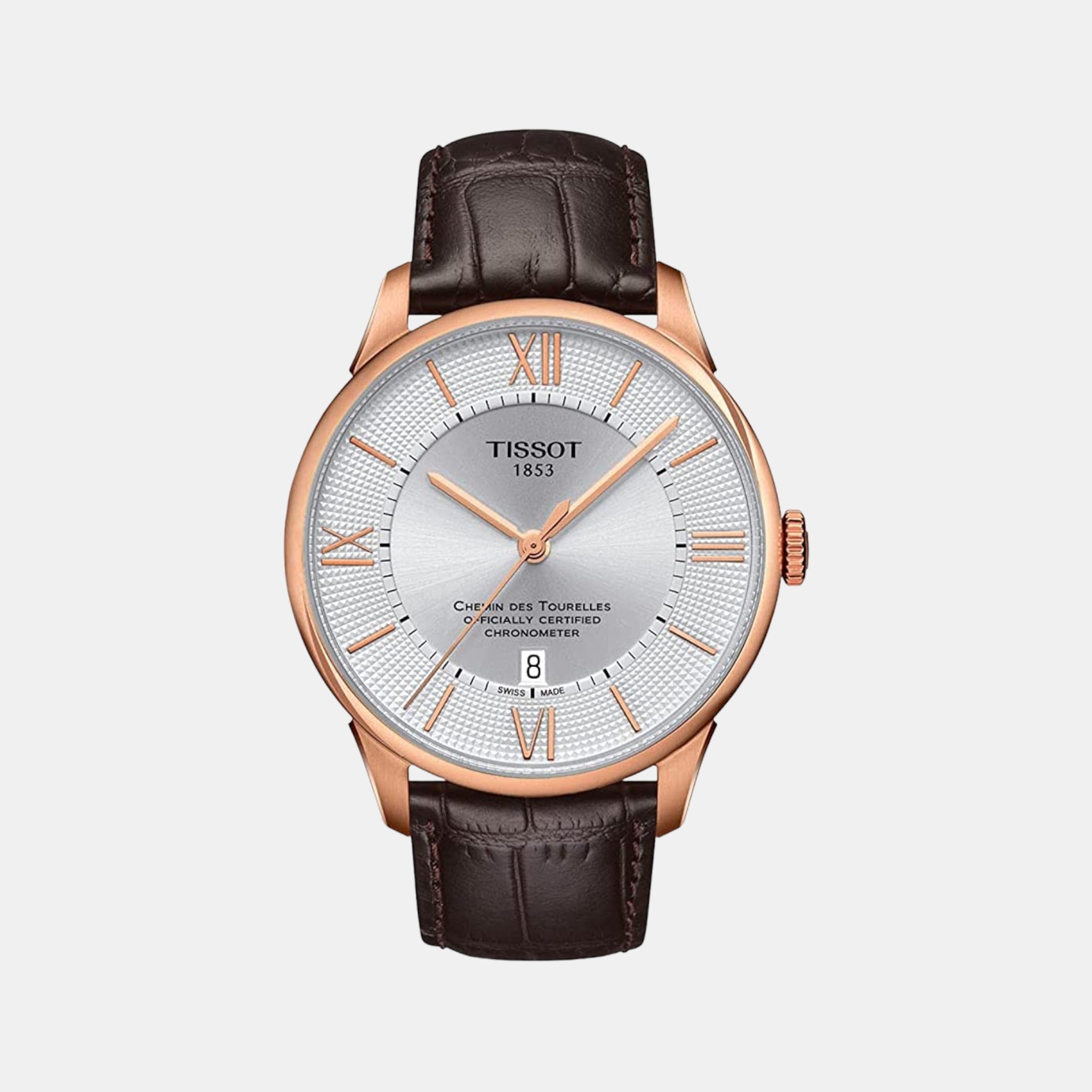 Tissot Male Analog Leather Watch Tissot Just In Time