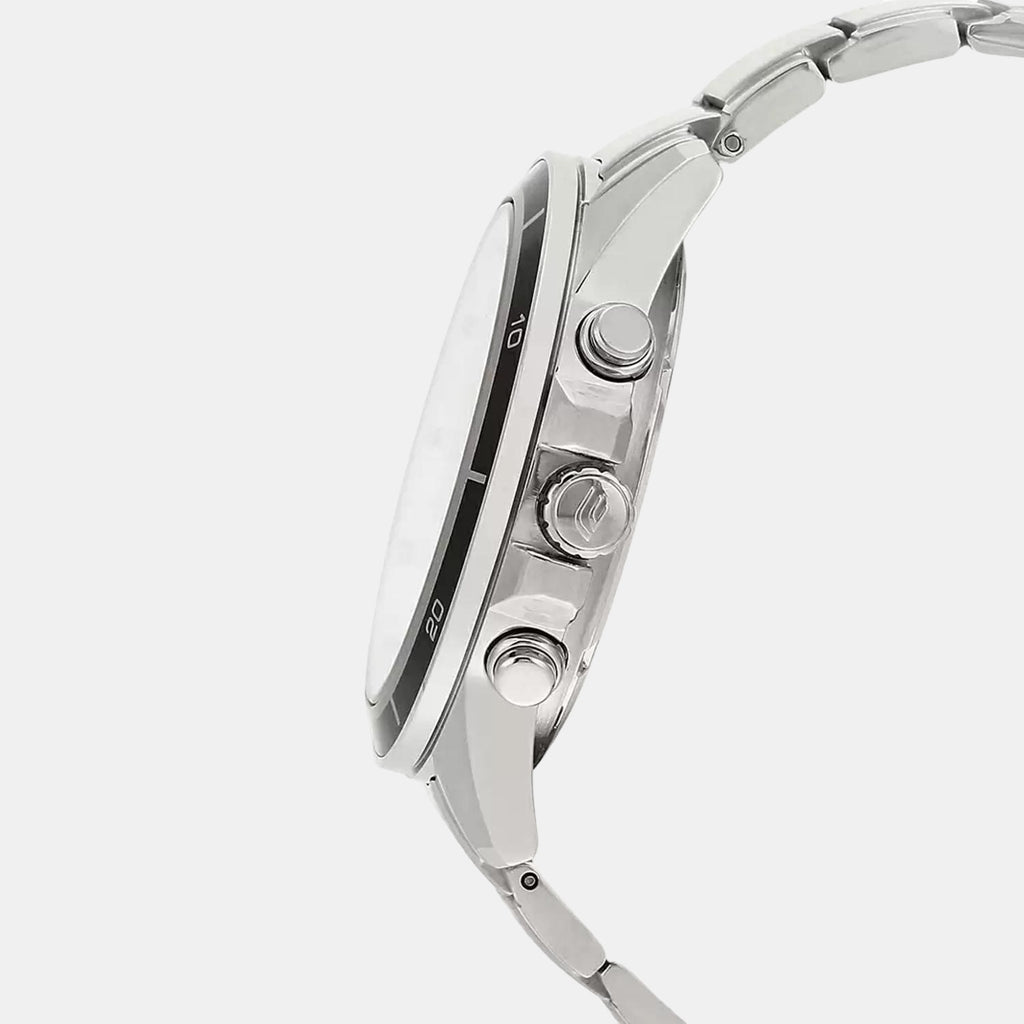 Casio Men Round White watch