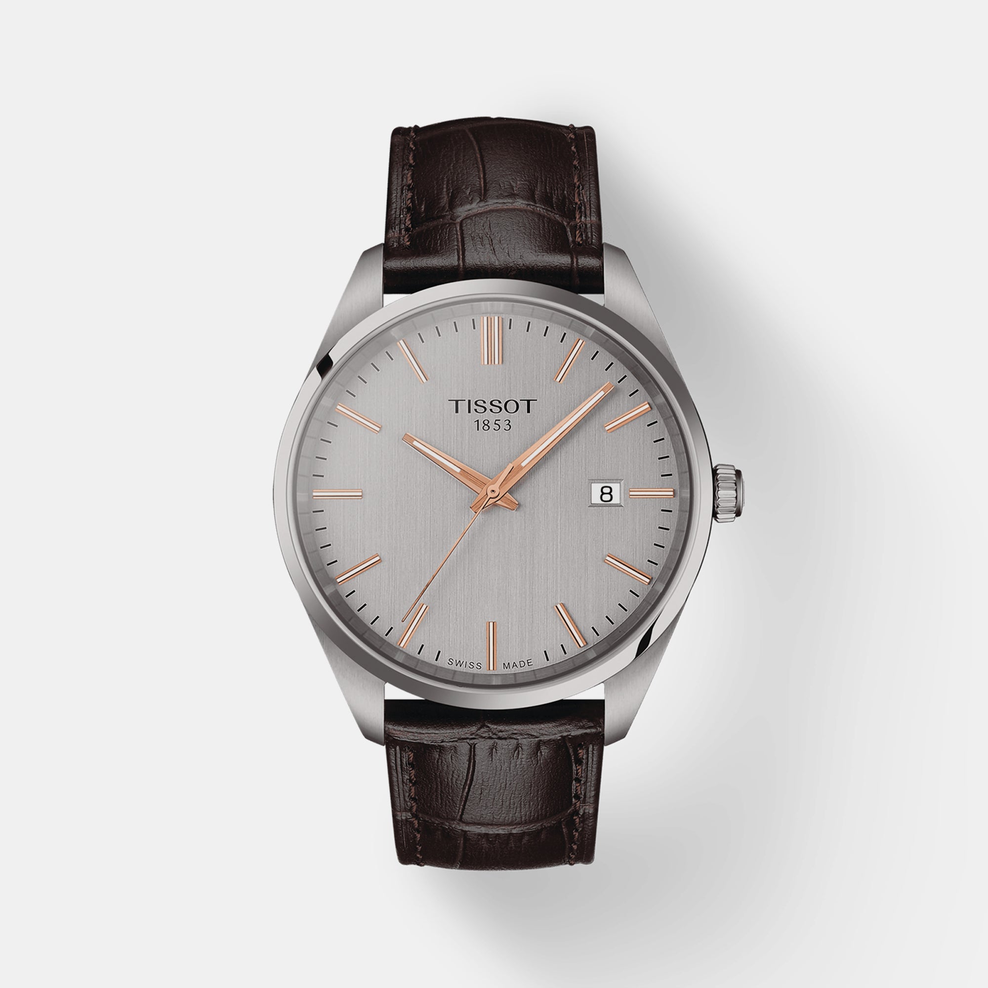 Tissot Round Silver Analog watch