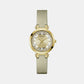 Female Champagne  Analog Stainless Steel Watch GW0535L4